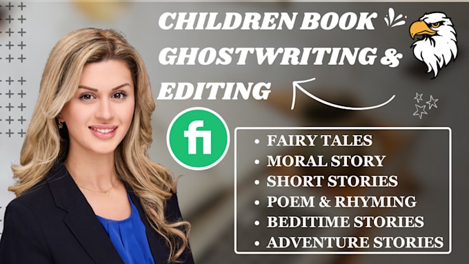 Gig Preview - Be your children story book writer do kid book children book ghost writer