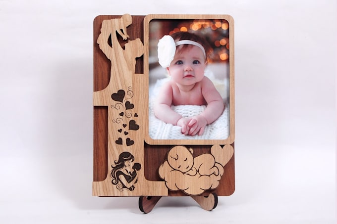 Gig Preview - Create custom design for making wooden photo frames