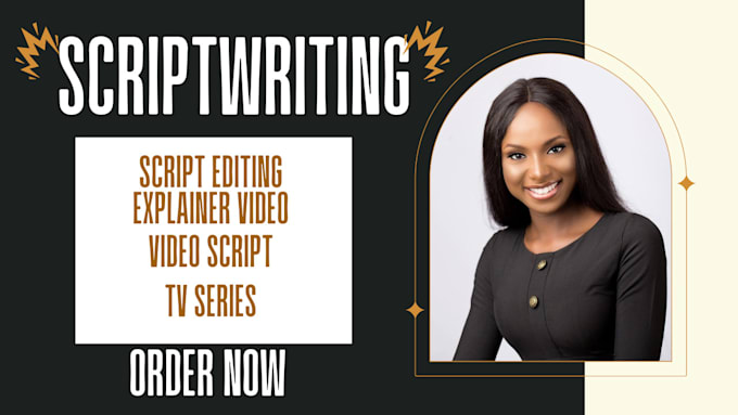 Gig Preview - Write an engaging script for movie script, video script, tv series scriptwriter