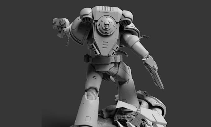 Gig Preview - Sculpt 3d warhammer 40k, 3d miniature, tabletop games 40k collections