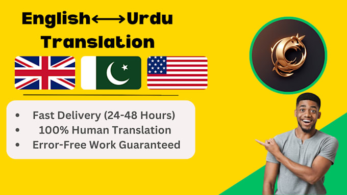 Gig Preview - Translate english to urdu or urdu to english accurately