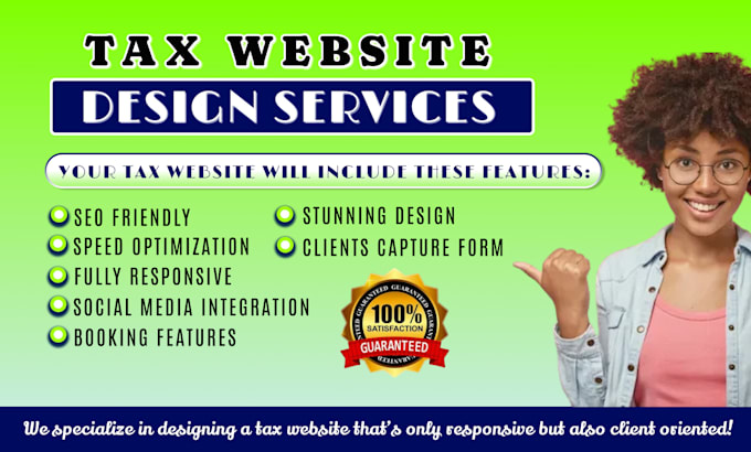 Bestseller - design tax website finance website income tax income tax leads tax website