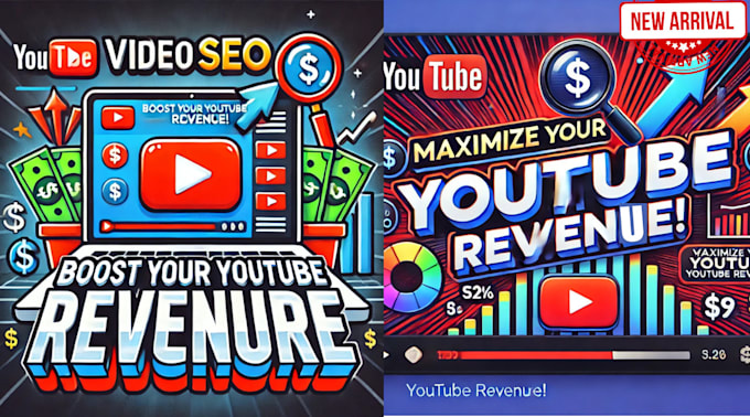 Gig Preview - Monetized your you tube professional setup optimize for revenue