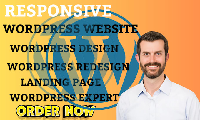 Gig Preview - Build wordpress website development or design wordpress website