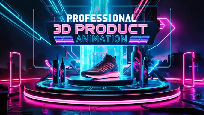 Gig Preview - Professional 3d product animation to showcase your product