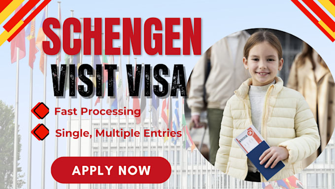 Gig Preview - Provide complete service for schengen tourists or visit visa