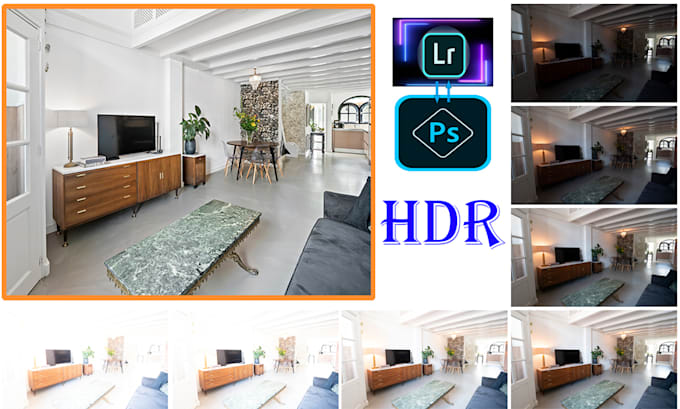 Gig Preview - Provide real estate photo and multi exposure hdr photo editing