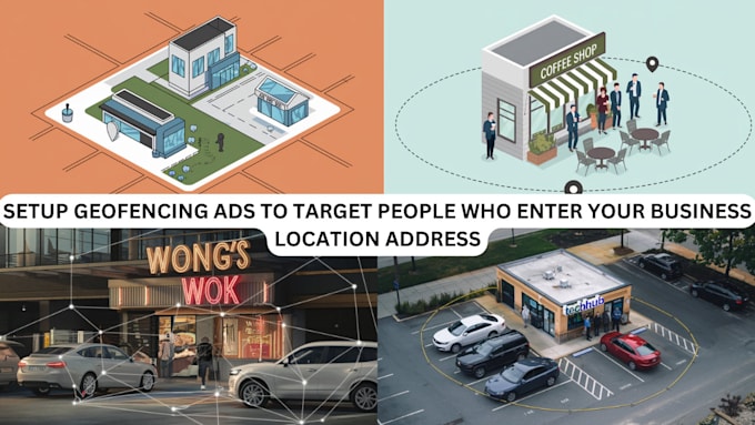 Gig Preview - Setup geofencing ads to target people who enter your business location address