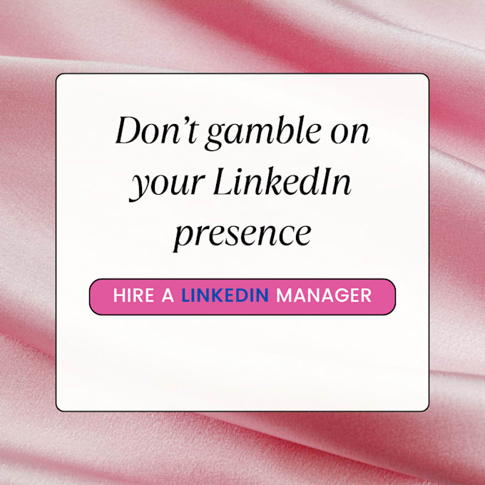 Bestseller - help create and manage a linkedin profile that stands out