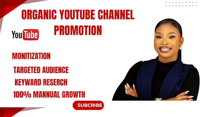 Gig Preview - Do organic youtube video promotion for channel growth