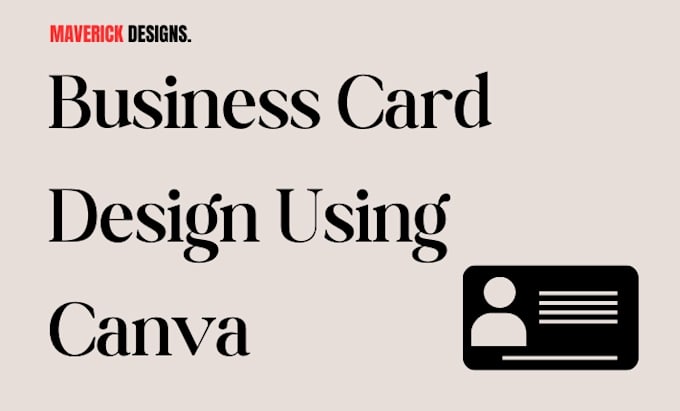 Gig Preview - Create interactive business card design using canva