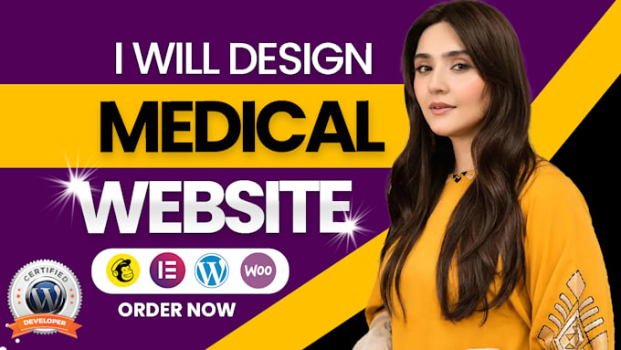 Gig Preview - Create dental, healthcare, medical, hospital clinic website