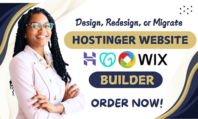 Gig Preview - Hostinger website design website hosting hostinger website design or redesign