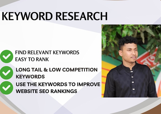 Gig Preview - Do profitable SEO keyword research ,competitor analysis for your website