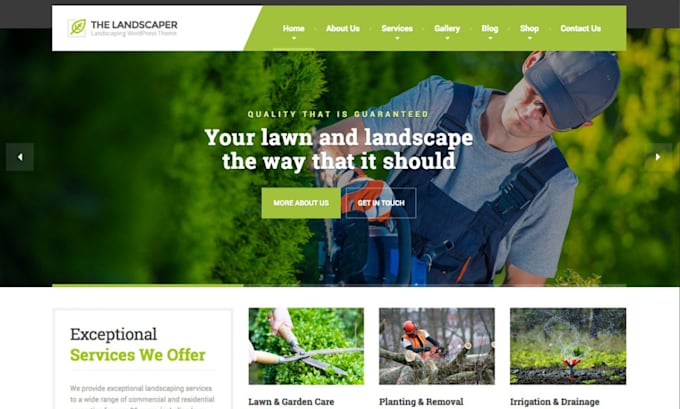 Bestseller - build landscaping, gardening, plants, lawncare website