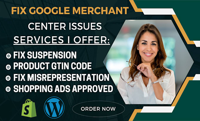 Gig Preview - Fix google merchant center misrepresentation and suspension shopping ads