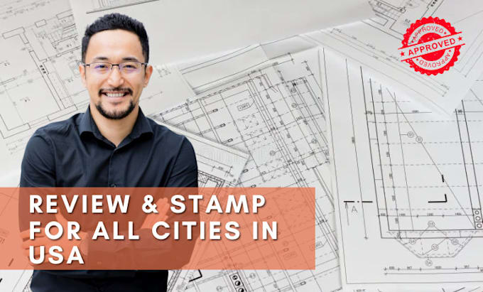 Bestseller - review and pe stamp architectural drawing in USA cities and do city permit