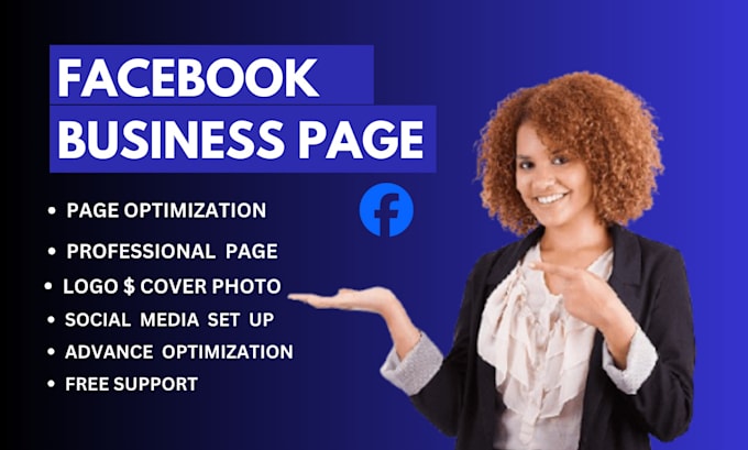 Gig Preview - Create facebook business page setup social media company page