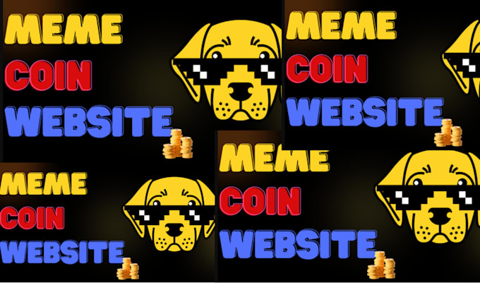 Gig Preview - Design meme coin landing page, meme coin website, pepe website, crypto website