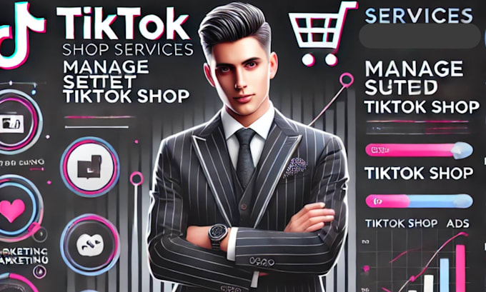 Gig Preview - Manage setup tiktok shop tiktok shop ads tiktok marketing on tiktok shop