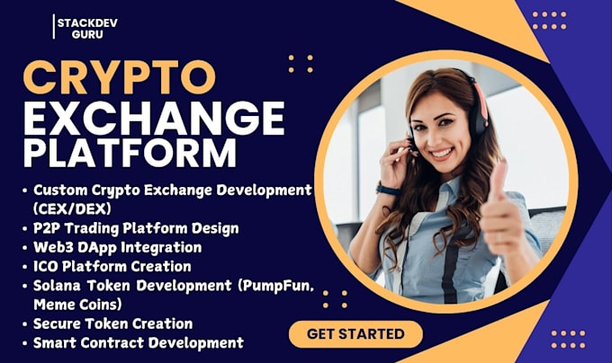 Gig Preview - Crypto exchange p2p trading platform exchange website web3 dapp ico dex exchange