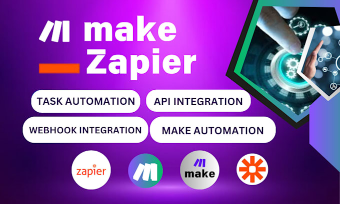 Gig Preview - Make com automation, make automation, make com, vapi ai, scenario fix, zapier