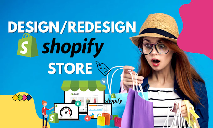 Gig Preview - Create shopify dropshipping design reskin shopify website shopify liquid code