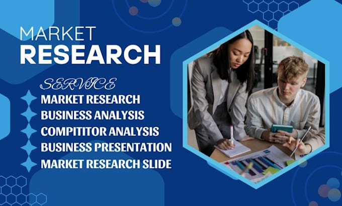 Gig Preview - Do market research analysis and presentation data visualization slide