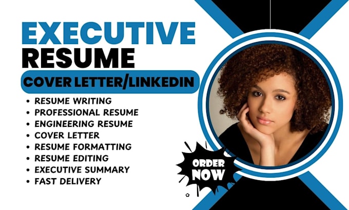 Gig Preview - Write professional resume ats resume cv writer cover letter resume edit linkedin