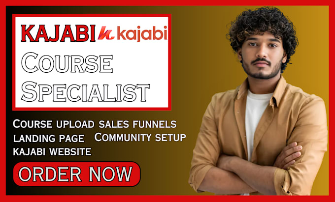 Gig Preview - Design kajabi website kajabi online course, kajabi landing page kajabi community