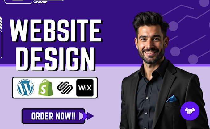 Gig Preview - Design wordpress website landing page revamp wix website update shopify store