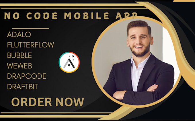 Gig Preview - Create no code mobile app using weweb adalo draftbit drapcode bubble flutterflow