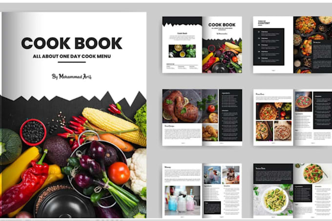 Gig Preview - Write and design recipes for cookbooks, ebooks, recipe blogs, and meal plans