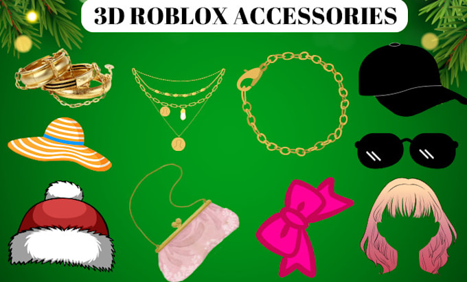 Gig Preview - Make your roblox ugc, hair, accessories for your store