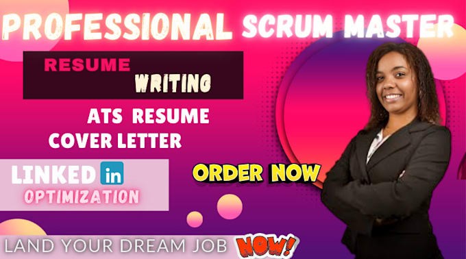 Gig Preview - Craft a professional scrum master resume