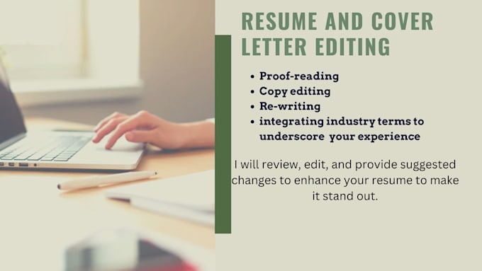 Gig Preview - Edit and rewrite your resume and or cover letter