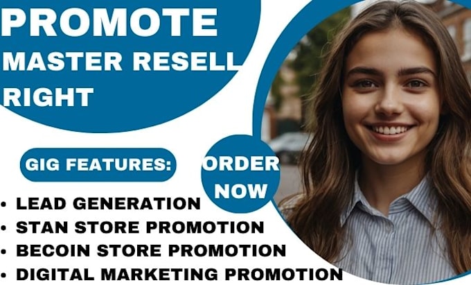 Gig Preview - Do email marketing promote master resell right course with sales funnel campaign