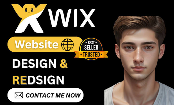 Gig Preview - Do wix website redesign and design wix ecommerce website, wix seo