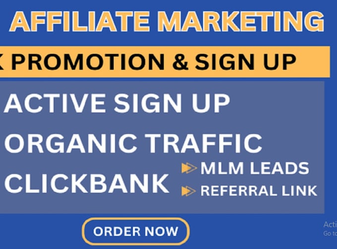 Gig Preview - Do temu affiliate referral link promotion, affiliate link signup, link building