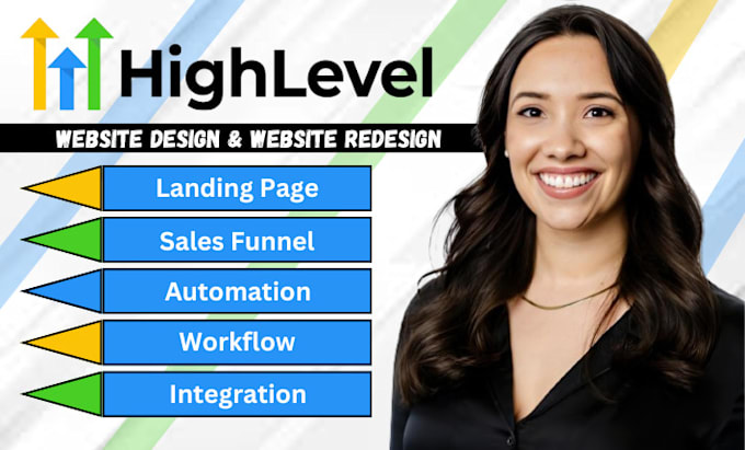 Gig Preview - Gohighlevel landing page gohighlevel website gohighlevel sales funnel ghl expert