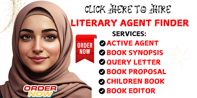 Gig Preview - Find active literary agent for fiction book screenplay and help with submissions