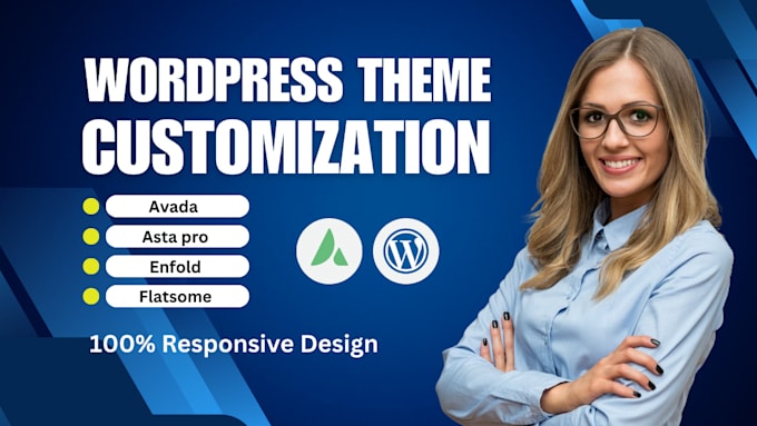 Bestseller - customize wordpress avada theme, design, fix, and redesign your website