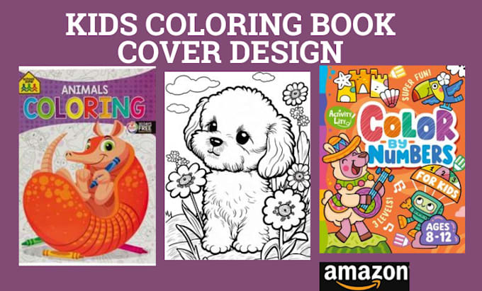 Gig Preview - Create and design kids activity book, kids coloring book for KDP