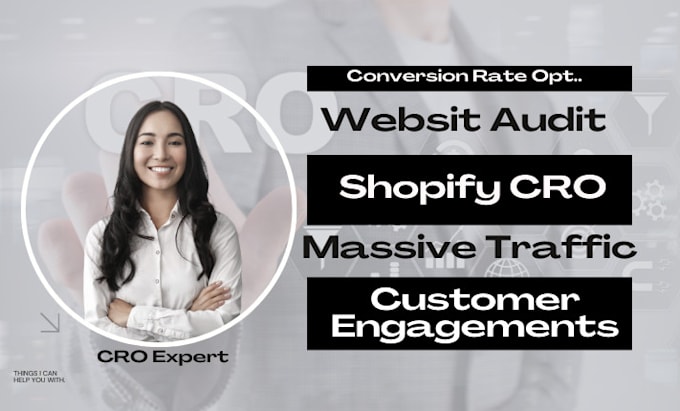 Gig Preview - Conversion rate optimization website audit to increase sales and conversion