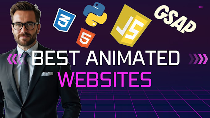 Gig Preview - Create best looking animated websites