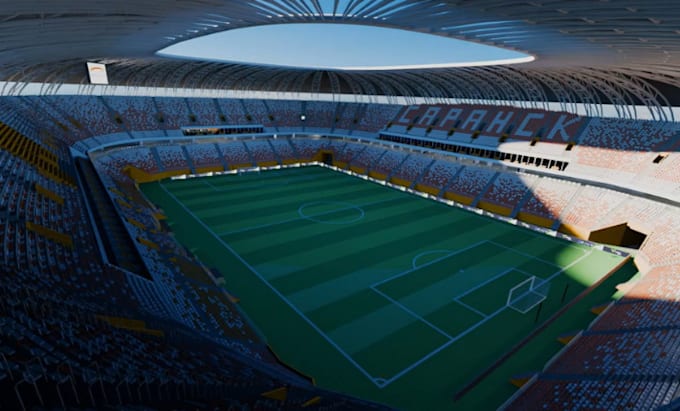 Gig Preview - Design 3d stadium, 3d sport arena, 3d animation, 3d sport complex, 3d facility