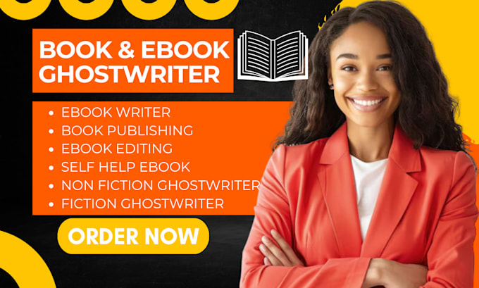 Gig Preview - Be your ebook ghostwriter book writer ebook writer book and ebook ghostwriting