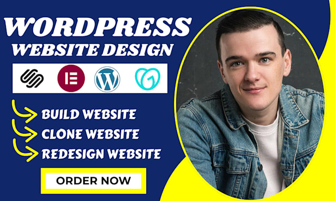 Gig Preview - Do wordpress website development, design redesign wordpress website