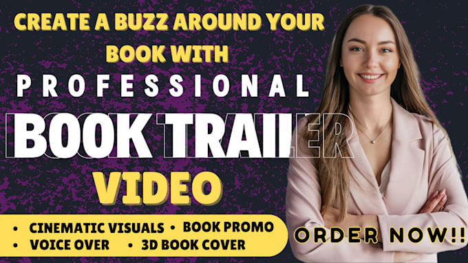 Bestseller - create captivating book trailer video book promo  crowdfunding video