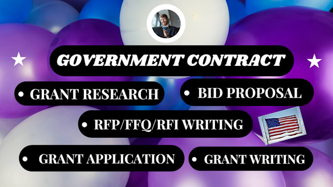 Gig Preview - Craft government contract proposal, grant writing, bid proposals for rfps, rfqs